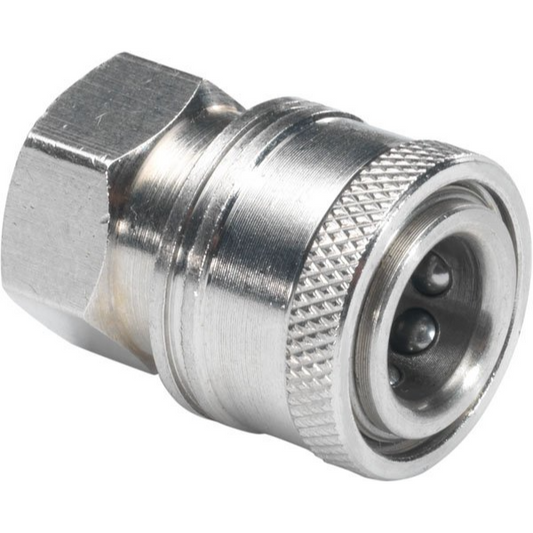 MINI Stainless Steel Quick Release Coupling 1/4" NPT Female image 0