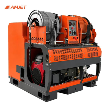 Amjet Warrior MAX 2045-L Van Mounted Drain / Sewer Jetter 45 LPM 200 BAR (Honda GX690)