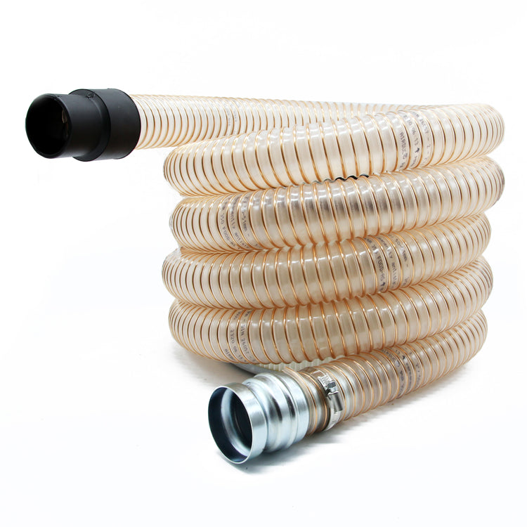 15M 51MM Clear Wire Reinforced Gutter Vacuum Hose