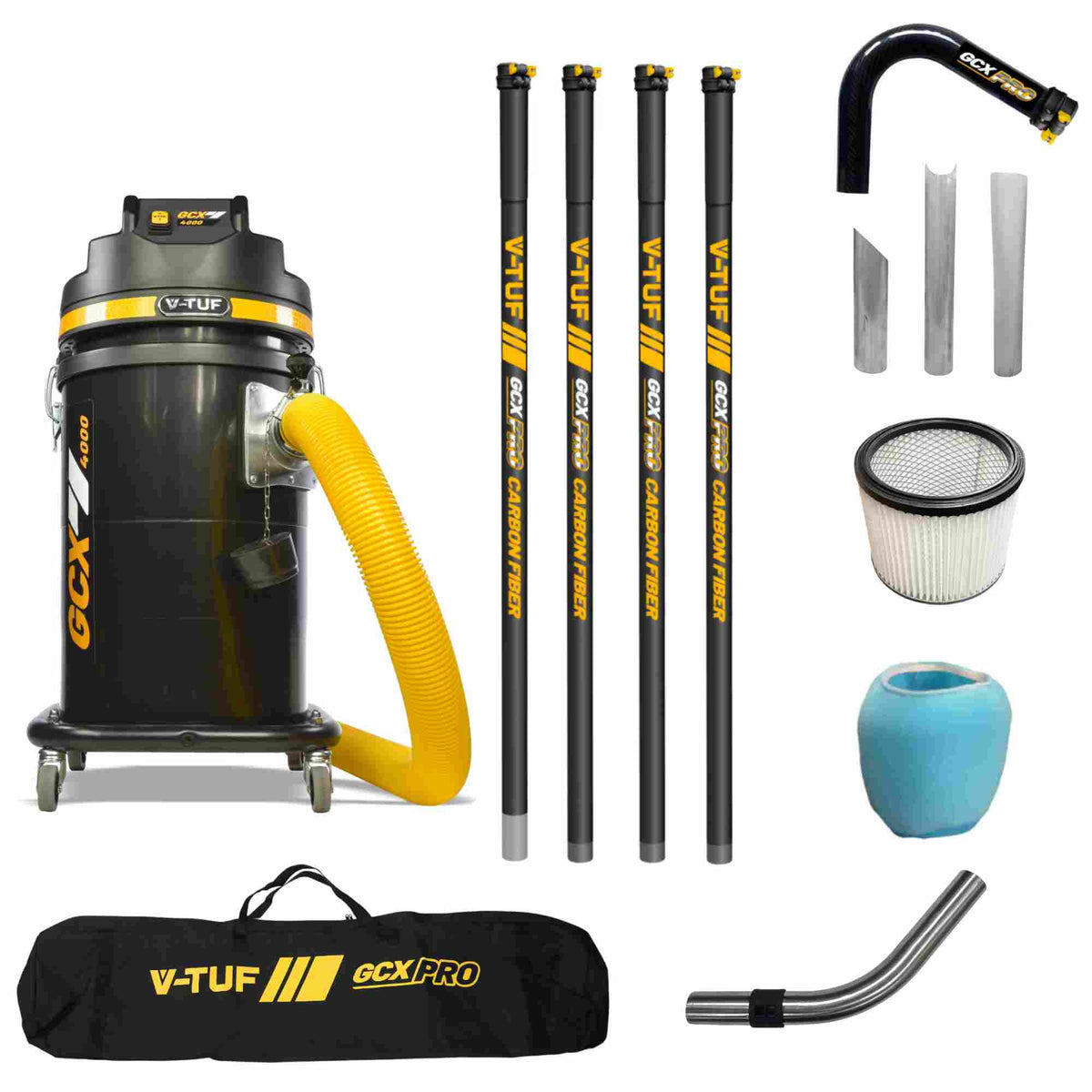 V-TUF GCX4000 1750W 37L Gutter Vacuum 240V