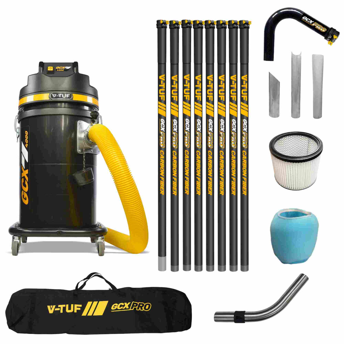 V-TUF GCX4000 1750W 37L Gutter Vacuum 240V