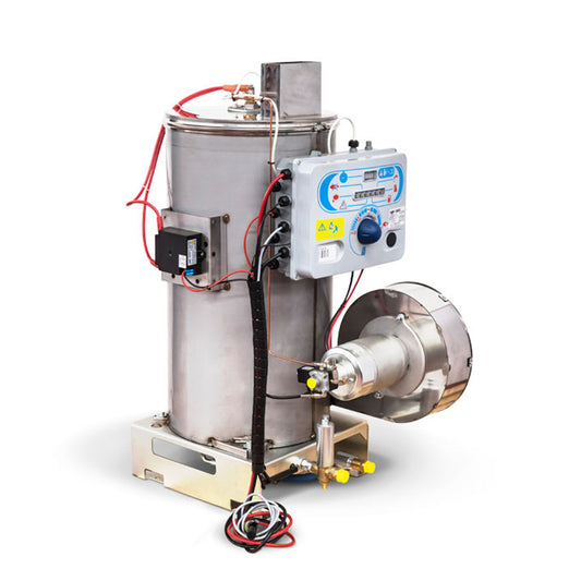 Mazzoni 25L Vertical Boiler 12V with Electric Control Box