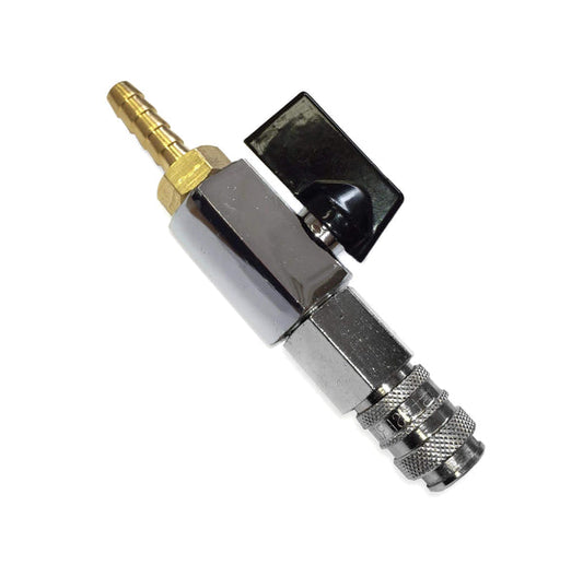 Rectus 21 Female Quick Release Coupler Ball Valve with 1/4" (6MM) Hose Tail barb