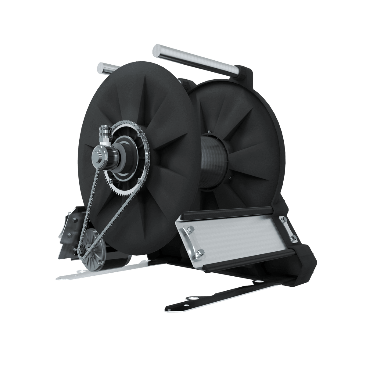 Waterworks PowerUP 30M Electric 1/2" Low Pressure Filling Hose Reel LHW