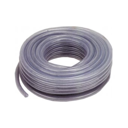 1/2” Clear Reinforced PVC Hose - 30M Coil