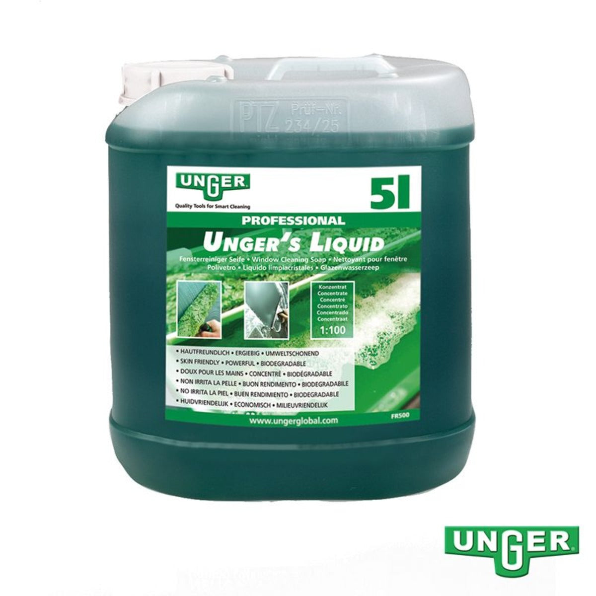 Unger's Liquid Window Cleaning Soap - 5L