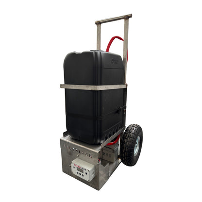 Cleanlynk Ranger X Stainless Steel 25L Water Fed Pole Window Cleaning Trolley System