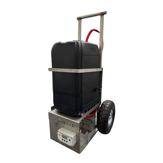Cleanlynk Ranger X Stainless Steel 25L Water Fed Pole Window Cleaning Trolley System