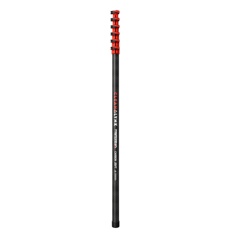 Cleanlynk Triforma25 25ft 24T Carbon Fibre Anti Spin Water Fed Pole