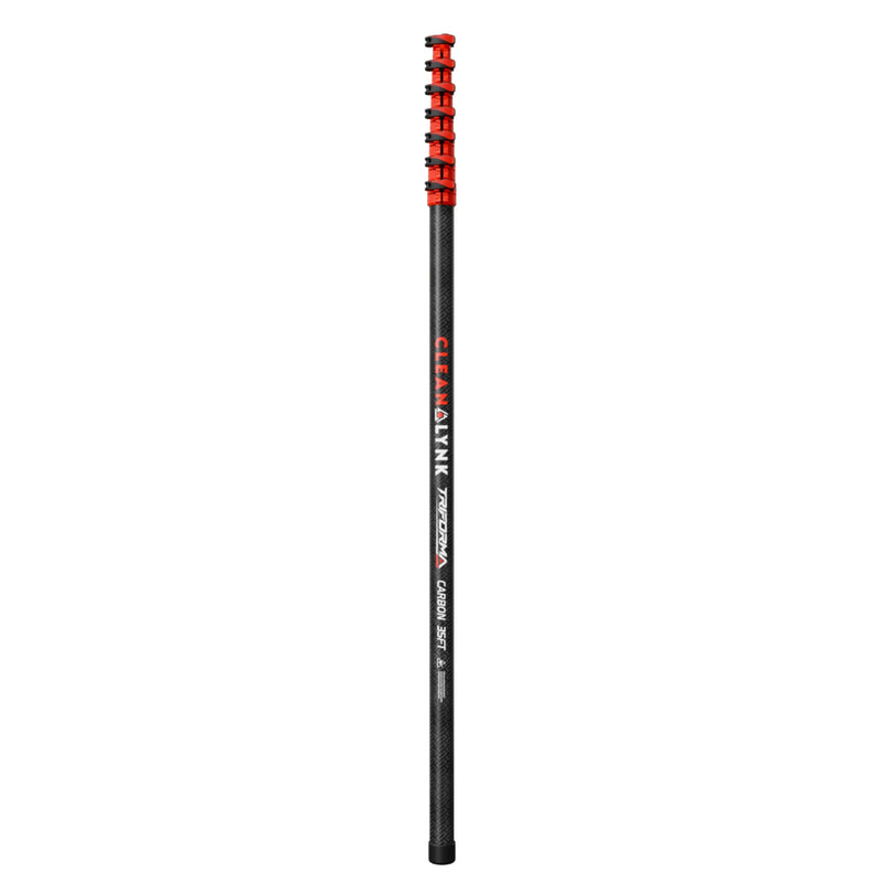 Cleanlynk Triforma35 35ft 24T Carbon Fibre Anti Spin Water Fed Pole