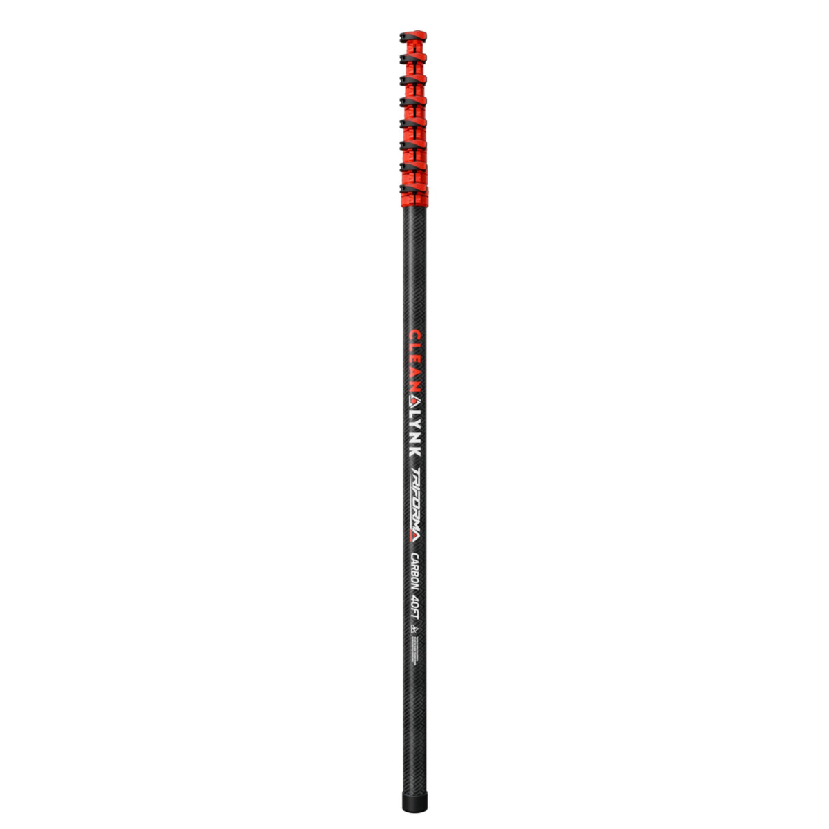 Cleanlynk Triforma40 40ft 24T Carbon Fibre Anti Spin Water Fed Pole