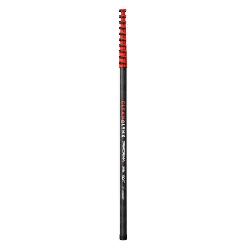 Cleanlynk Triforma50 50ft 40T Ultra High Mod Carbon Fibre Anti Spin Water Fed Pole