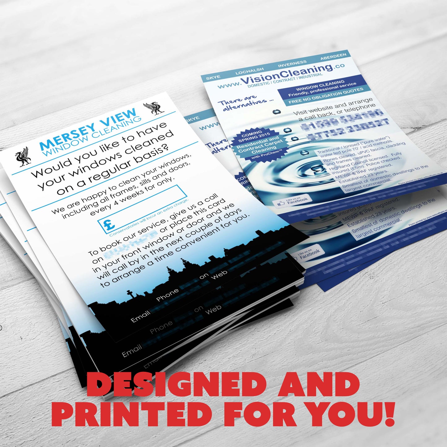 A5 Flyers - Designed and Printed